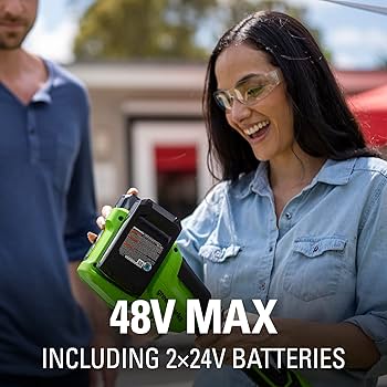 Amazon.com: Greenworks 48V (24V x 2) 15 Amazon.com: Greenworks 48V (24V x 2) 15